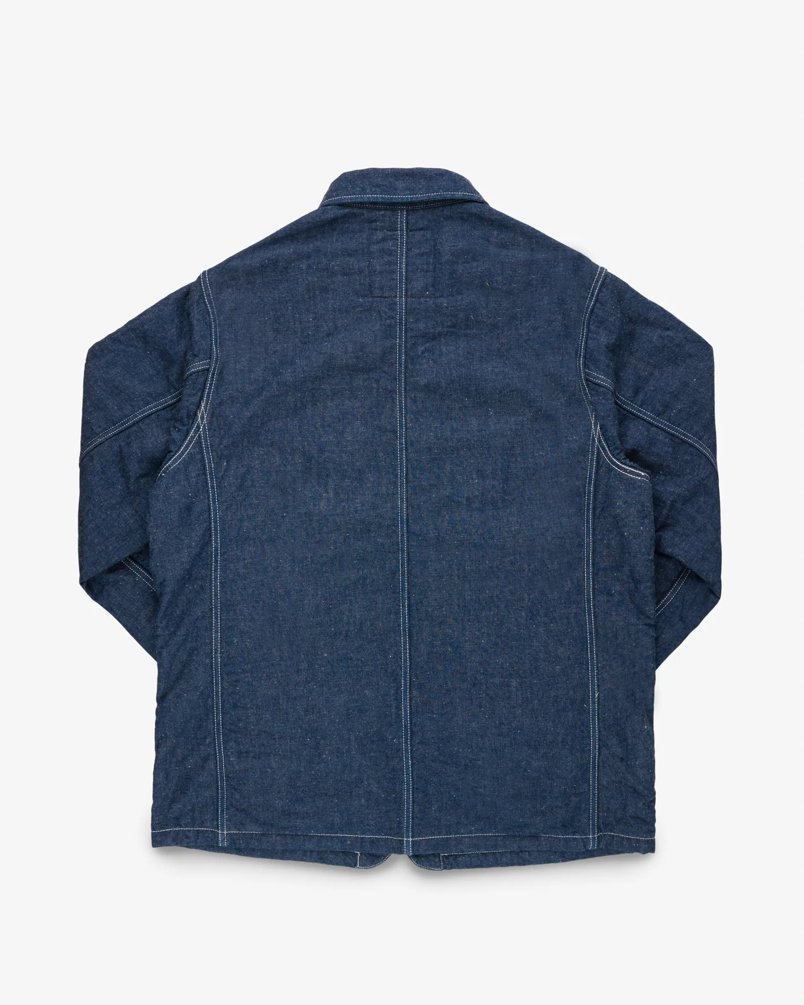 10oz Selvedge Denim Blanket Lined Chore Jacket - Indigo sold by Iron Heart product image thumbnail 5