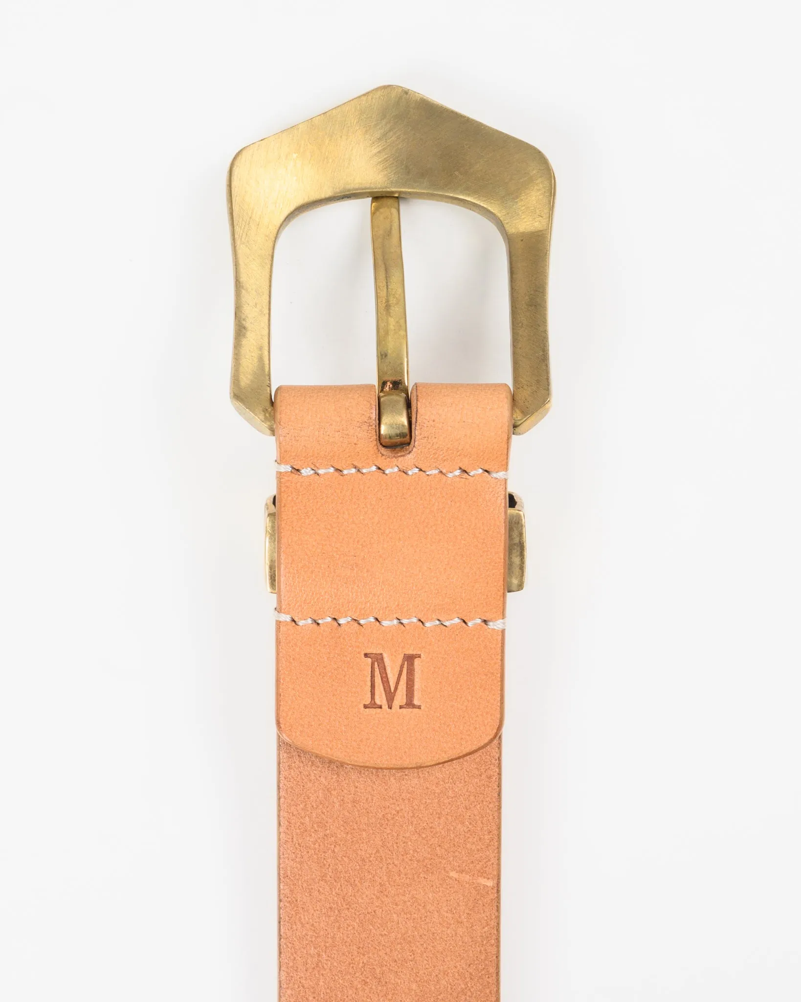OGL Hand-Hammered Ranger Belt - Natural sold by Iron Heart product image thumbnail 5