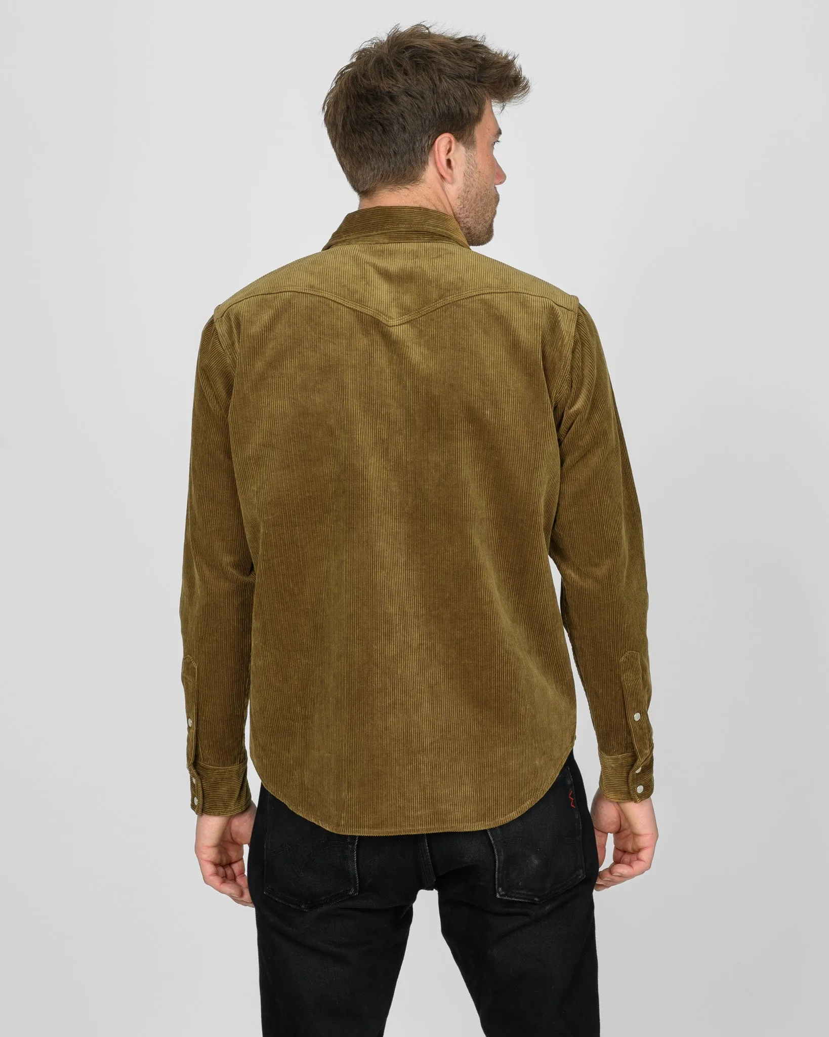 11oz Corduroy Western Shirt - Camel sold by Iron Heart product image thumbnail 5