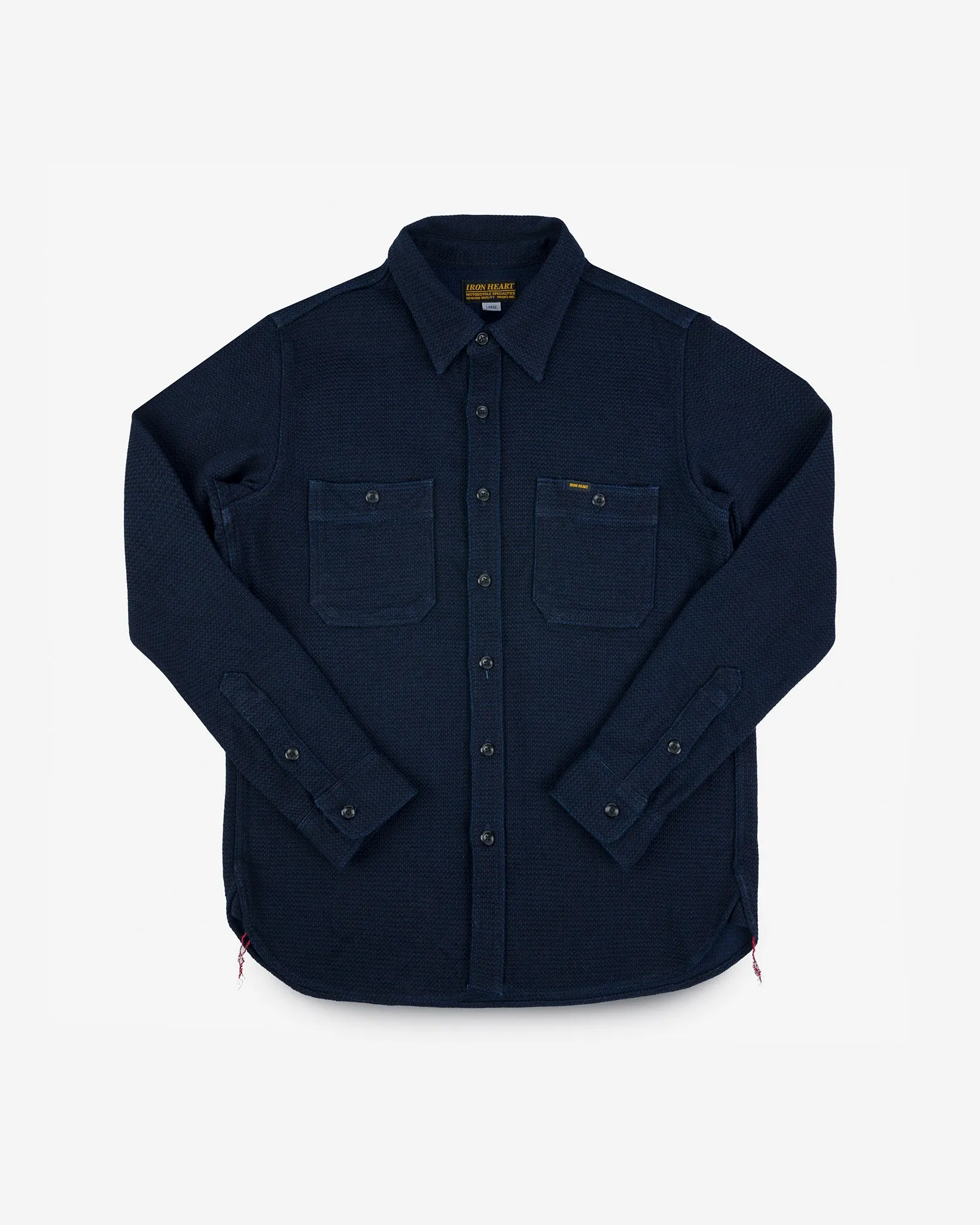 12oz Dobby Cloth Work Shirt - Indigo sold by Iron Heart