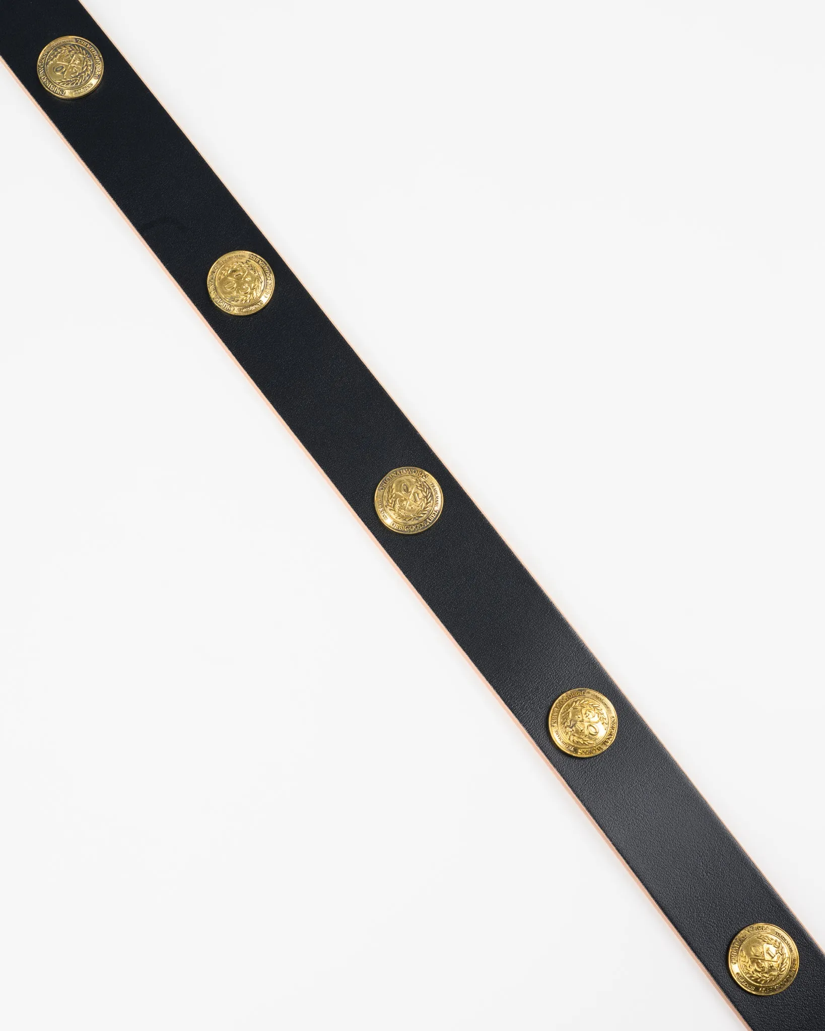 OGL Single Prong Concho Belt - Black sold by Iron Heart product image thumbnail 5