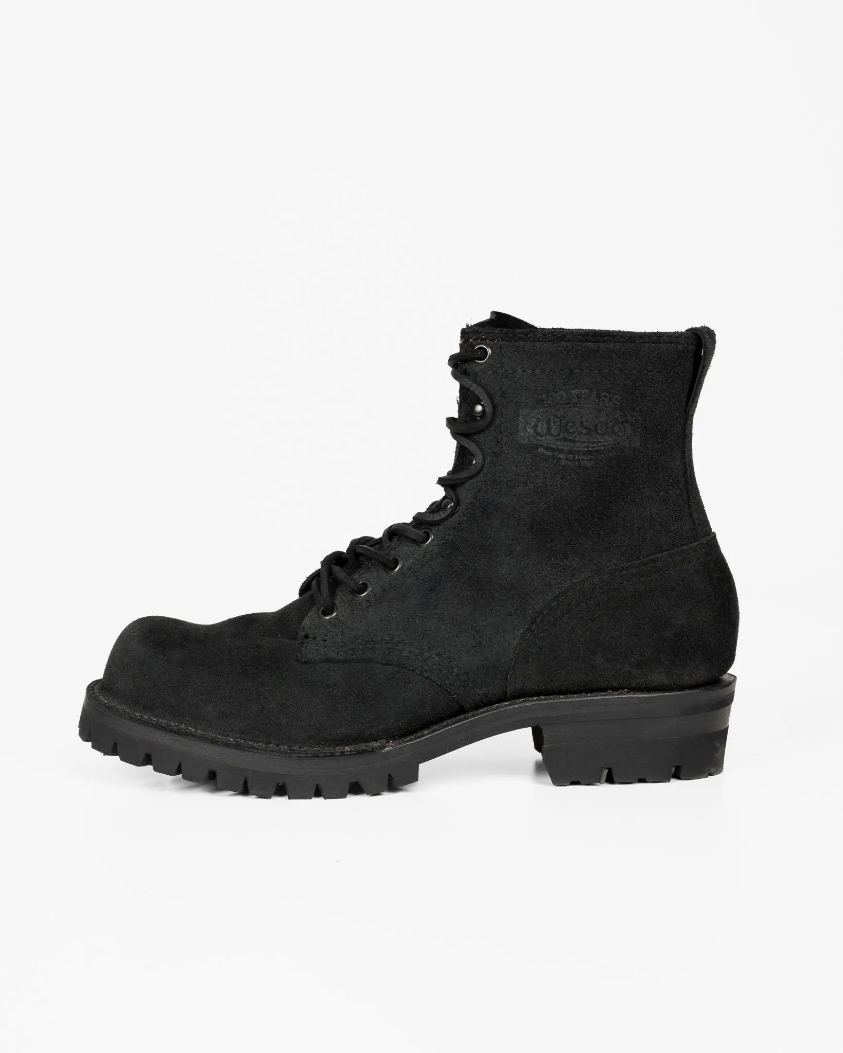Iron Heart Int'l x Wesco® - 8" Warren Boot - Black Roughout sold by Iron Heart product image thumbnail 5