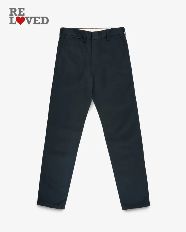 12oz Heavy Cotton Relaxed Fit Chinos - Navy (IH-731-NAV) Tag 38, Hemmed to 29.5" made by Iron Heart