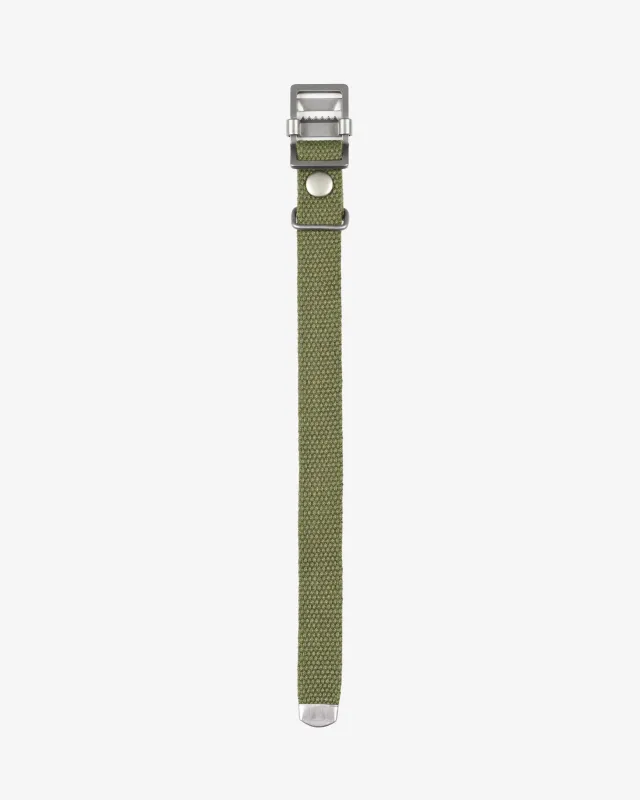 OGL Japanese Heavy Cotton Duck Watch Strap - Olive made by Iron Heart