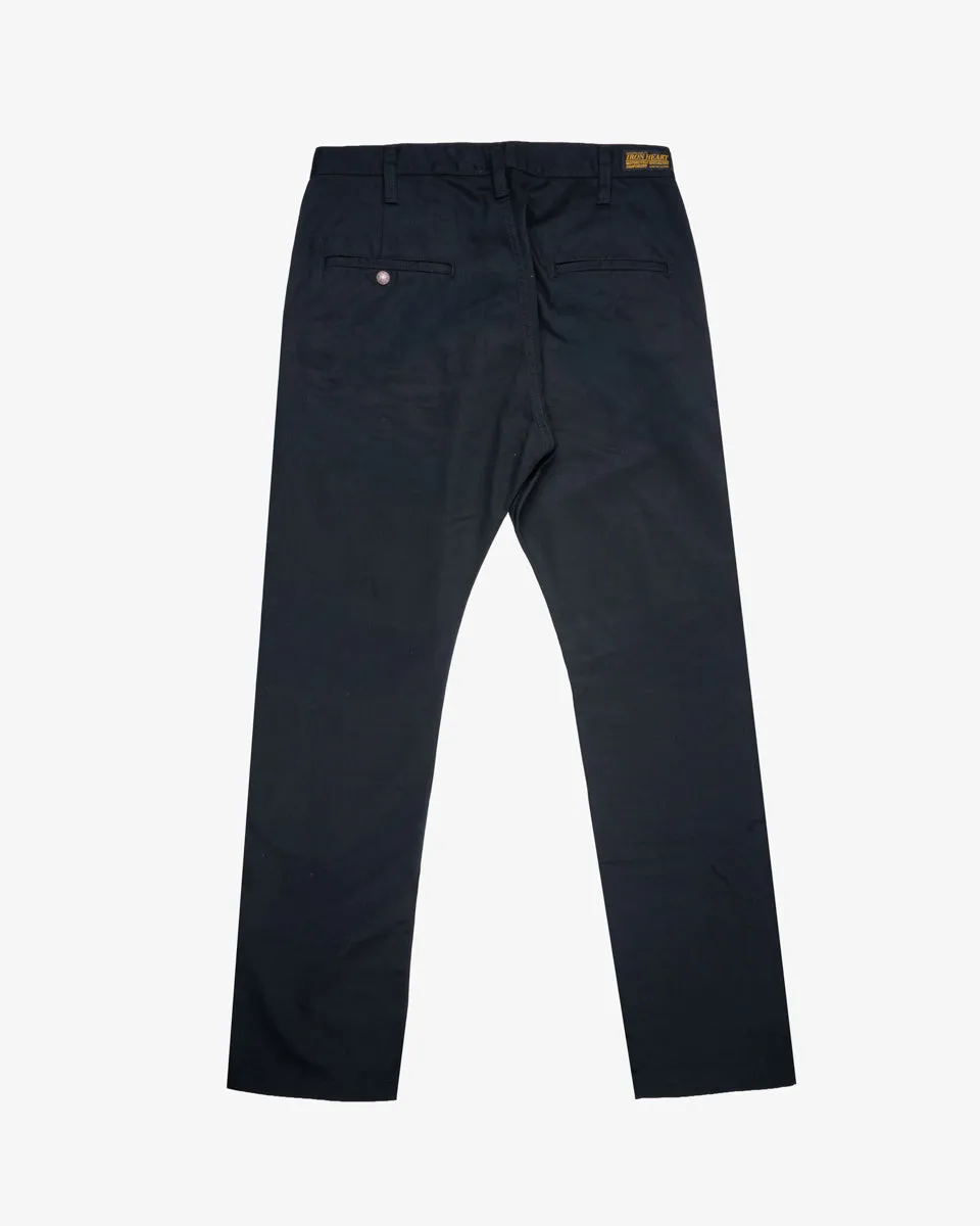 9oz Mercerised Selvedge Cotton Chinos - Black (IH-717-BLK) Tag 35, Hemmed to 33.0" sold by Iron Heart product image thumbnail 2