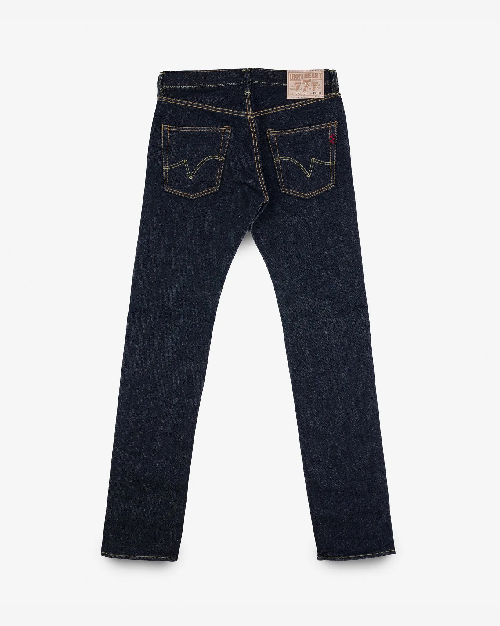 21oz Selvedge Denim Slim Tapered Cut Jeans - Indigo sold by Iron Heart product image thumbnail 4