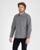 12oz Hickory Stripe Work Shirt - Indigo sold by Ironheart