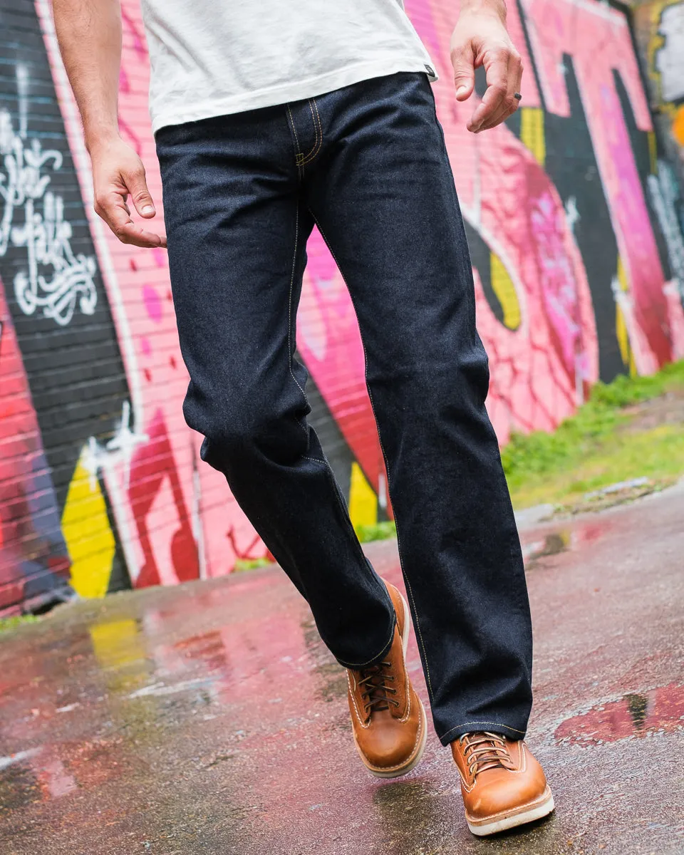 14oz Selvedge Denim Straight Cut Jeans - Indigo sold by Iron Heart product image thumbnail 4