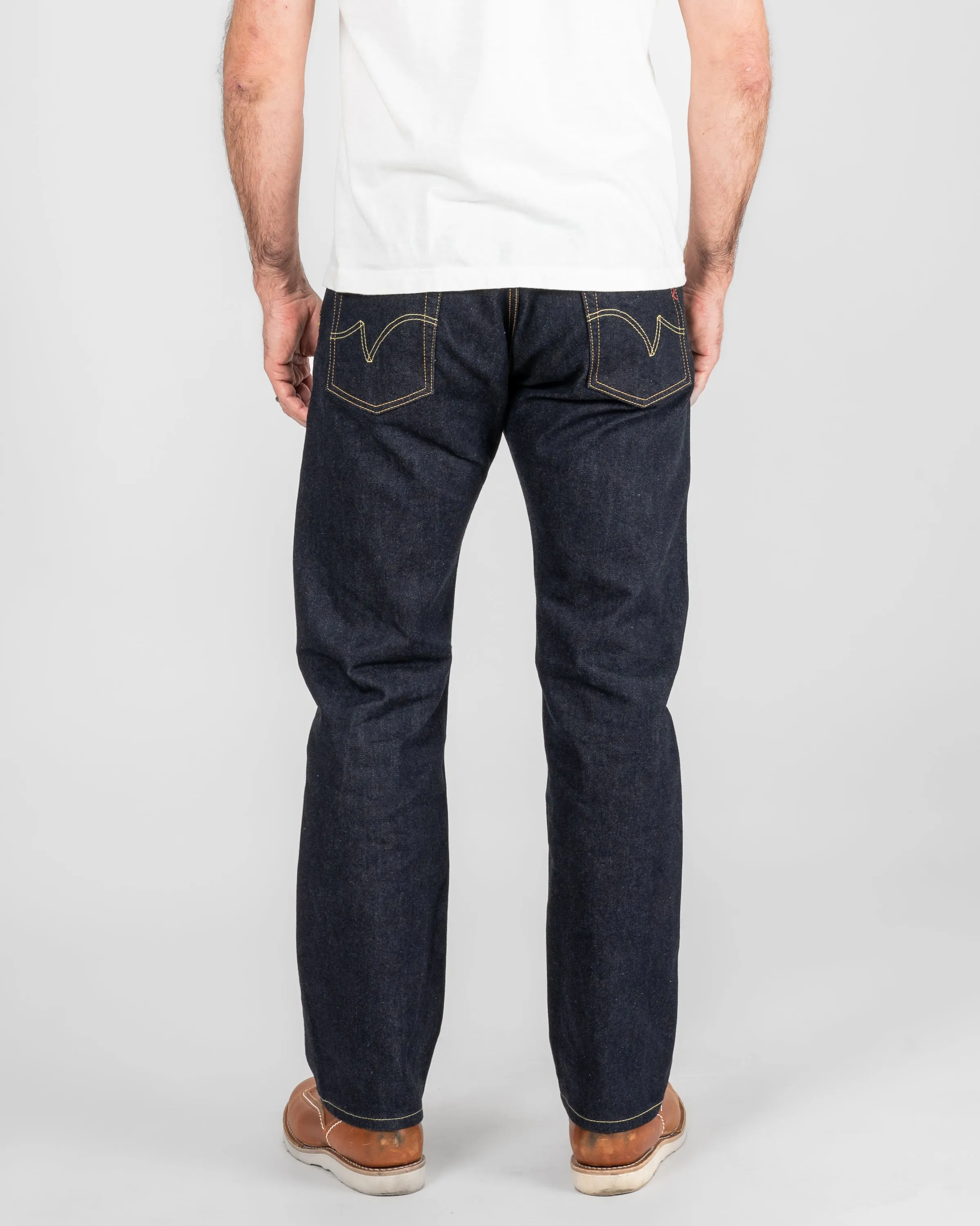 14oz Selvedge Denim Straight Cut Jeans - Indigo sold by Iron Heart product image thumbnail 3