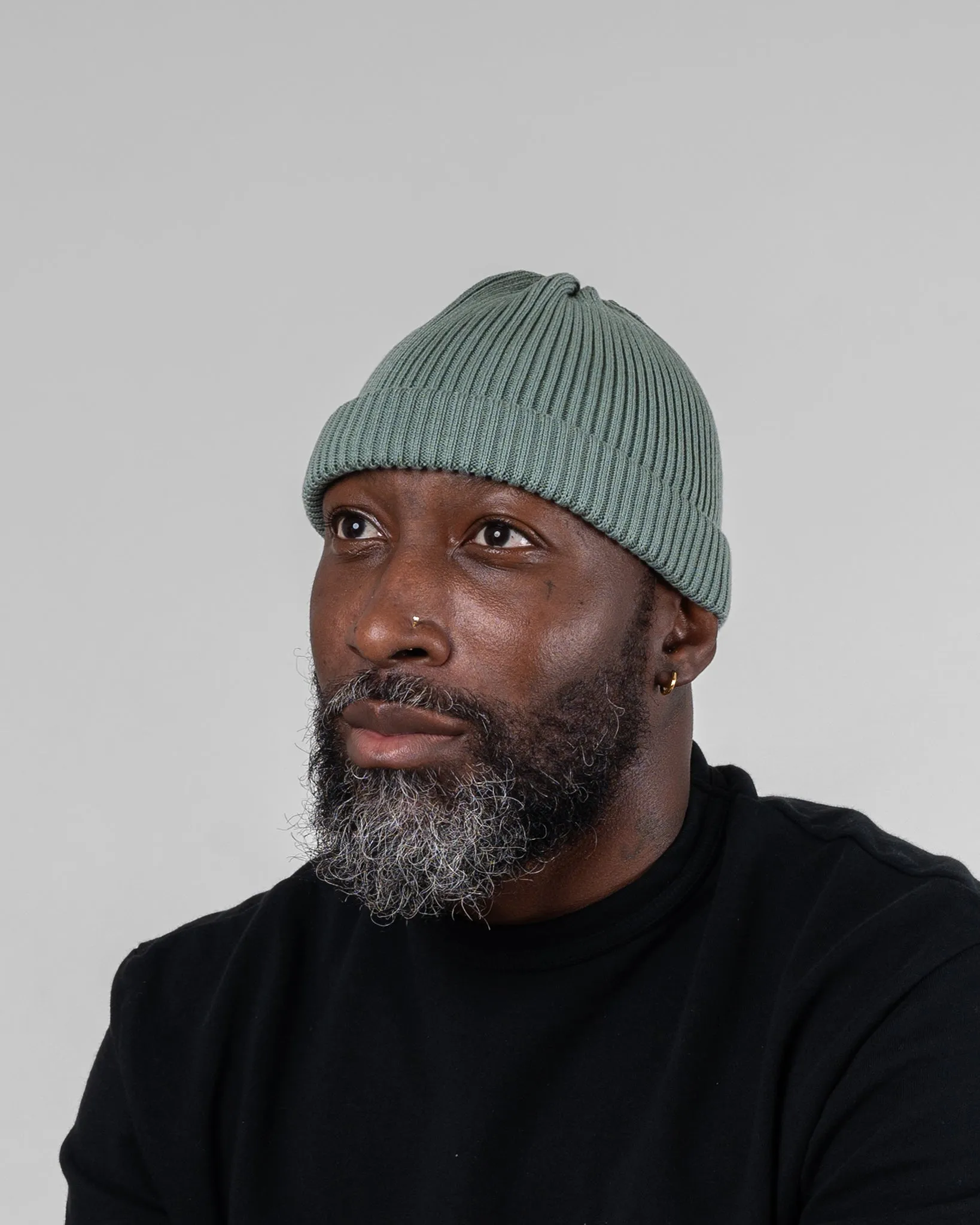ROTOTO - Cotton Roll Up Hat - Sea Green sold by Iron Heart product image thumbnail 2