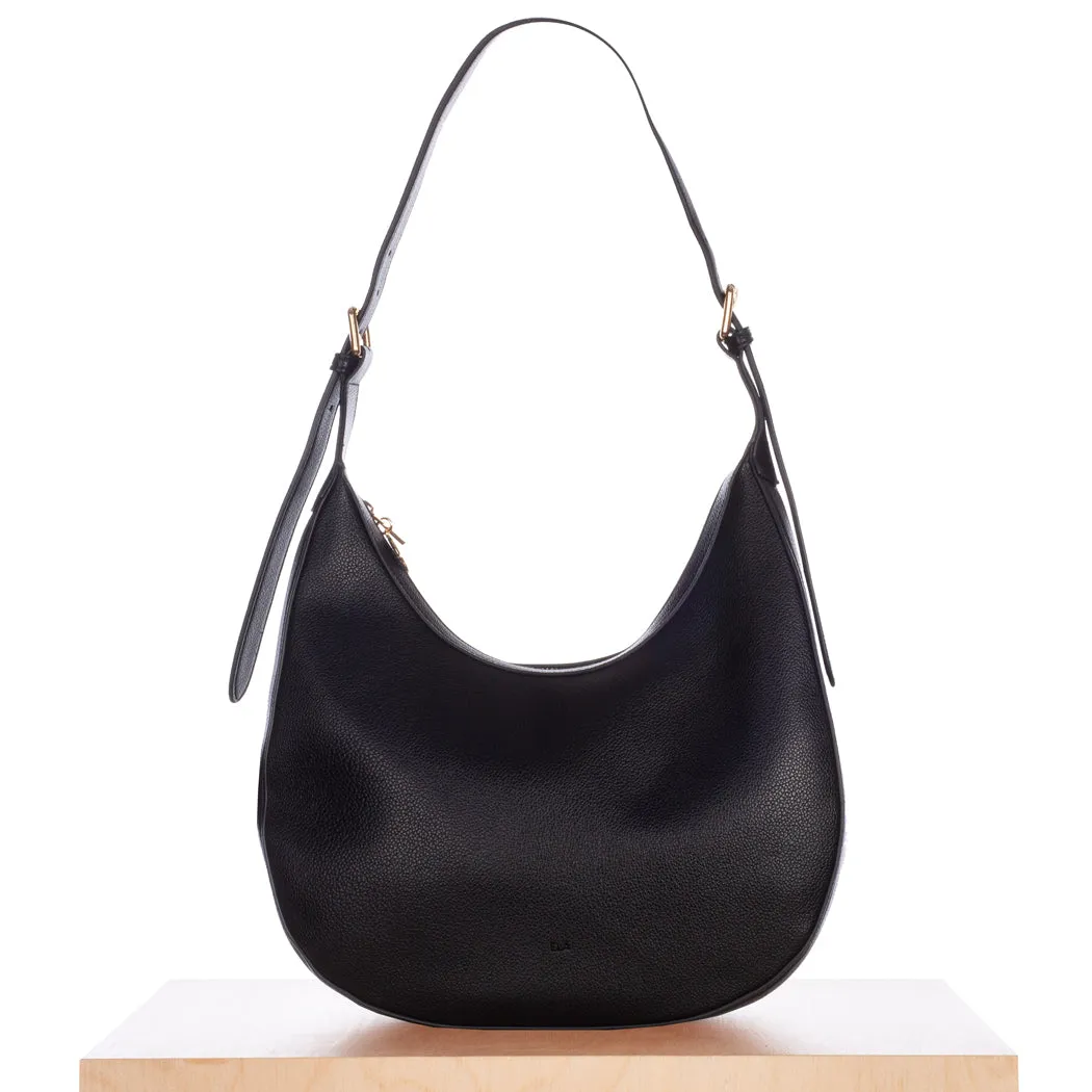 Hobo Bag – Black Pebble sold by ELA