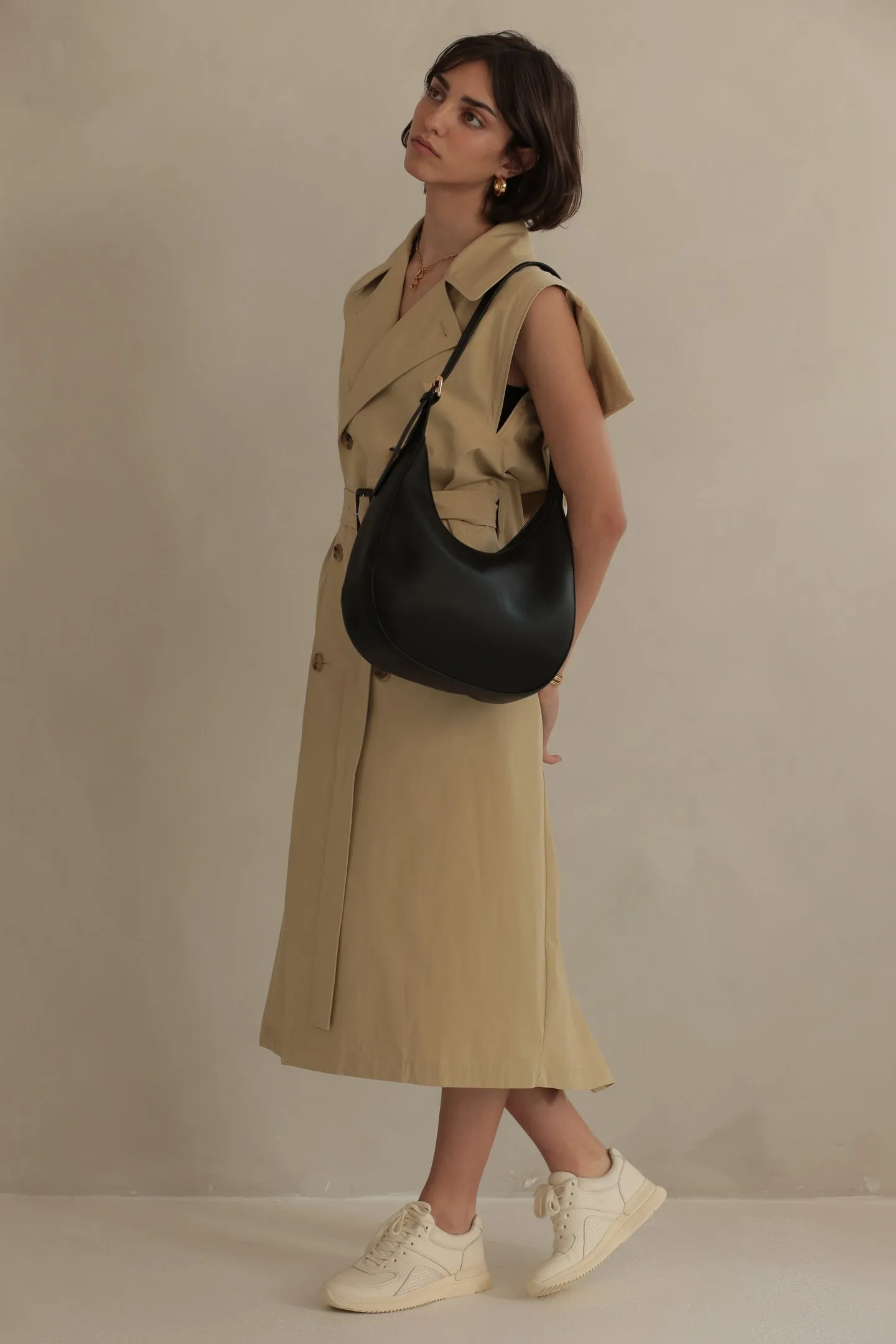 Hobo Bag – Black Pebble sold by ELA product image thumbnail 4