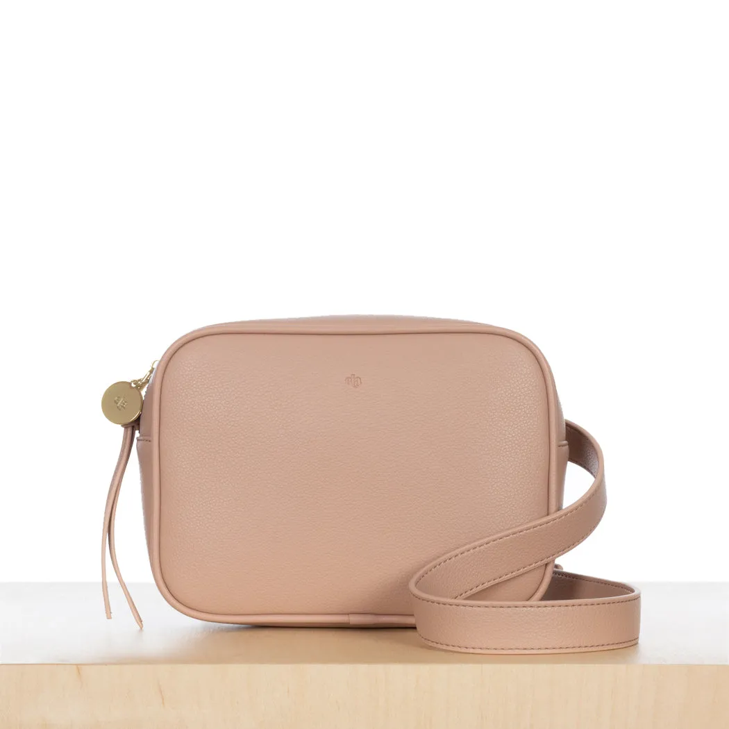 Belt Bag – Rose Pebble with Gold Hardware sold by ELA