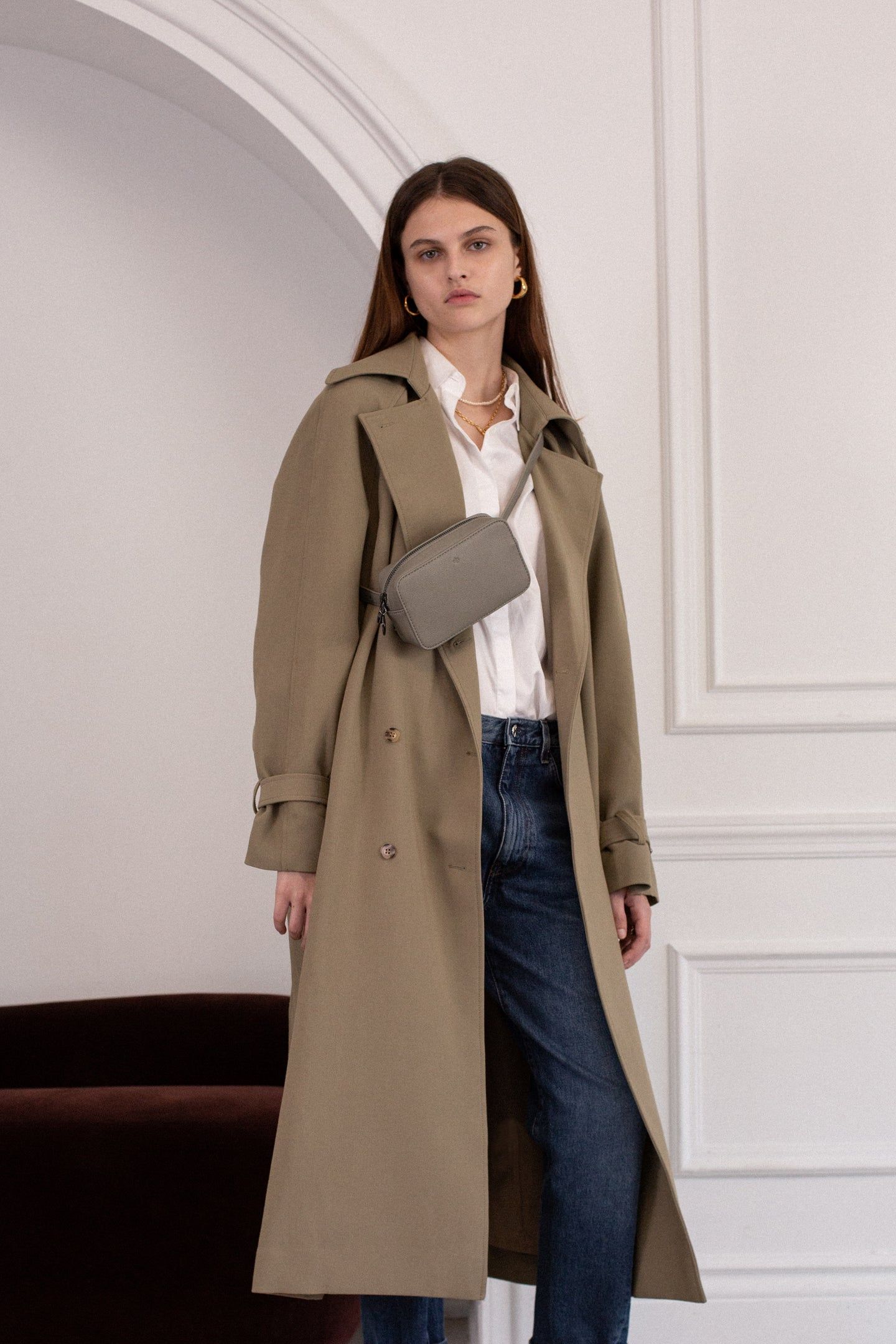 Micro Belt Bag – Sage Pebble sold by ELA product image thumbnail 2