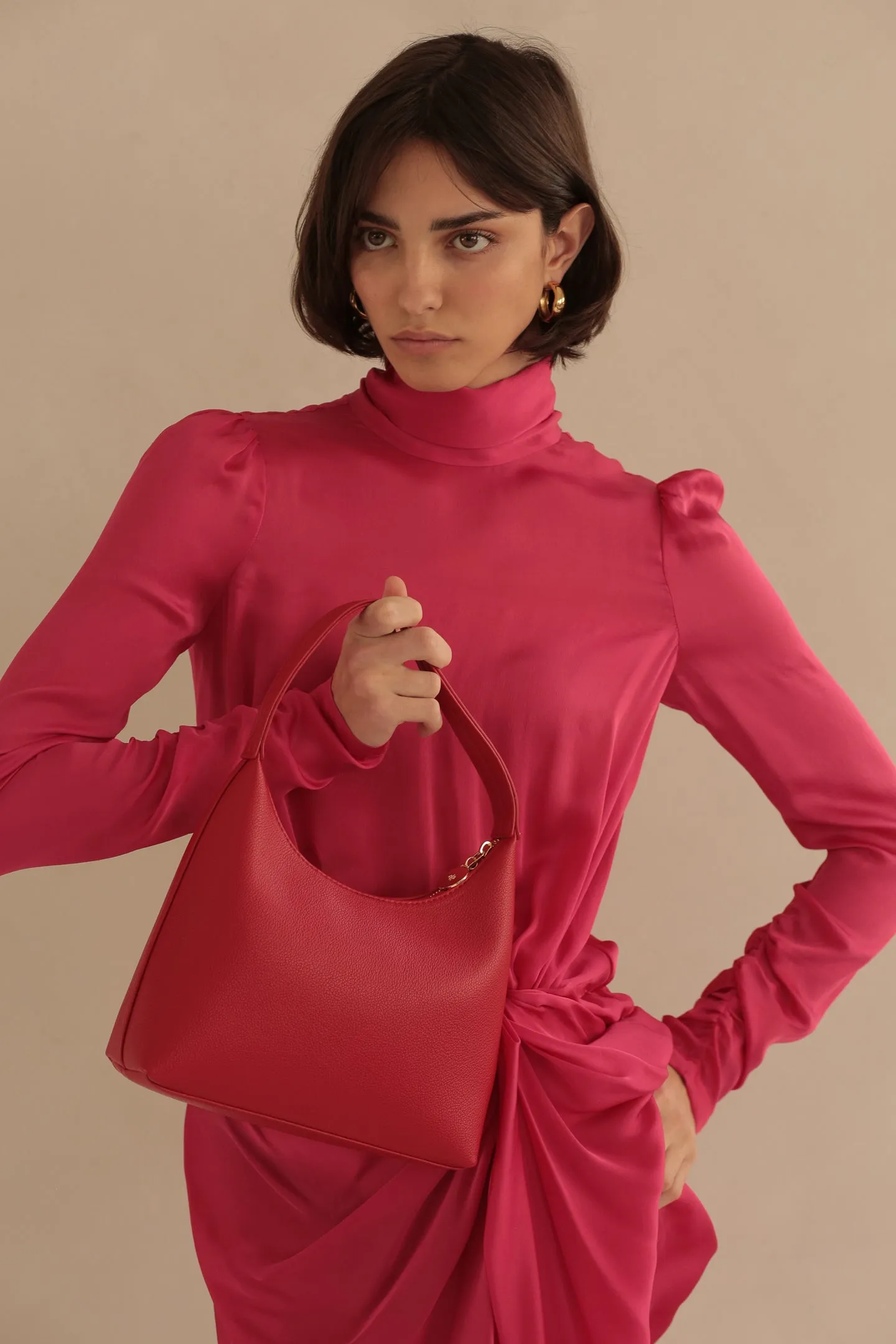 Marlo Bag - Red Pebble sold by ELA product image thumbnail 2