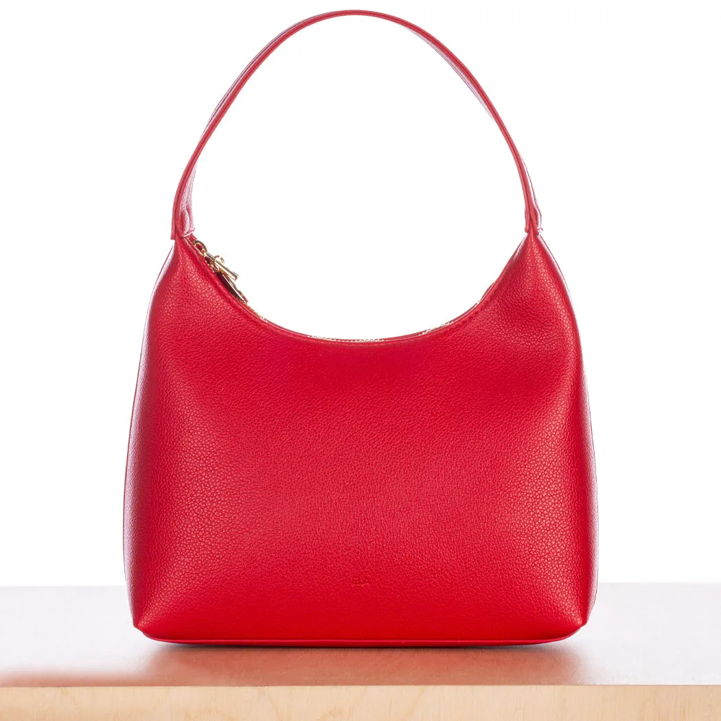 Marlo Bag - Red Pebble sold by ELA