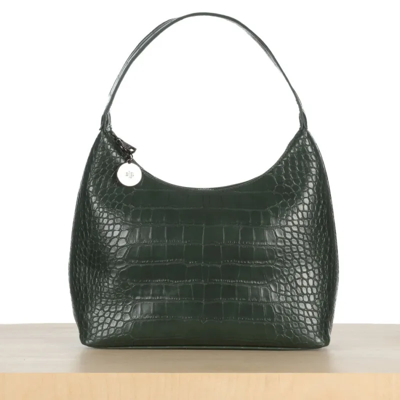 Free Marlo Bag - Forest Green Croc made by ELA