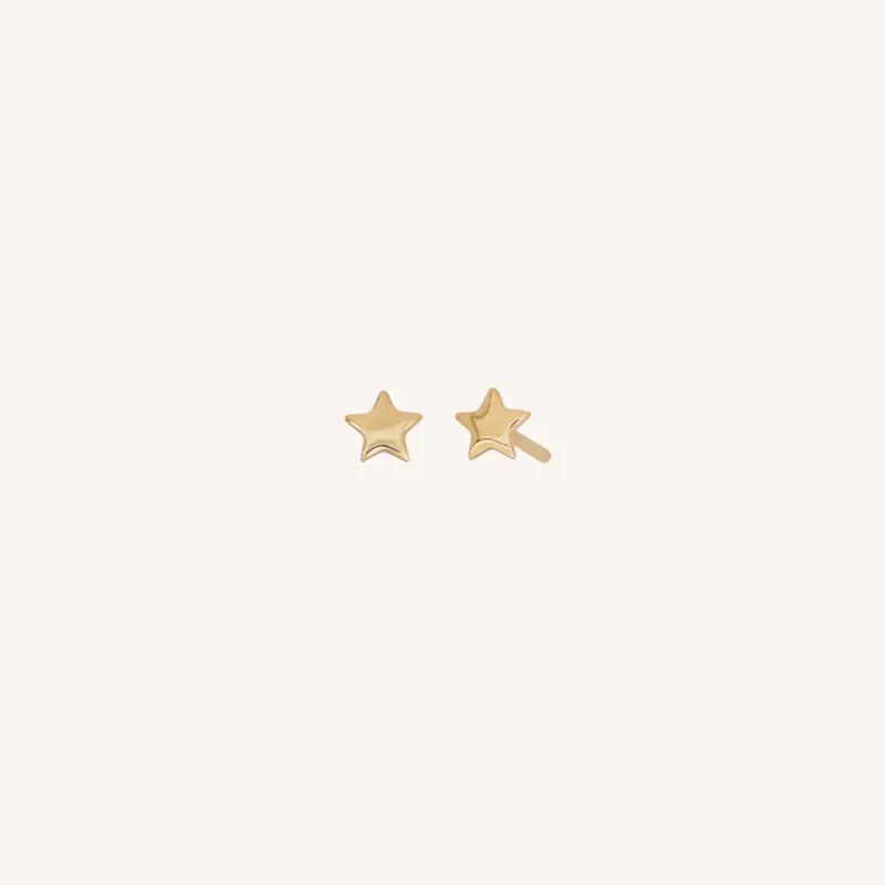 Mini Star Stud Earrings sold by ELA