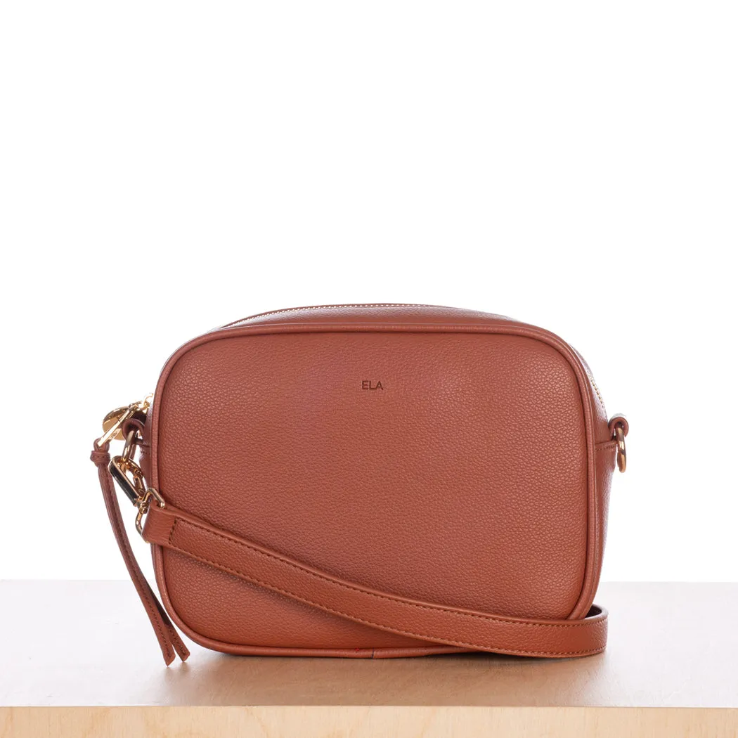 Muse Bag - Walnut Pebble sold by ELA