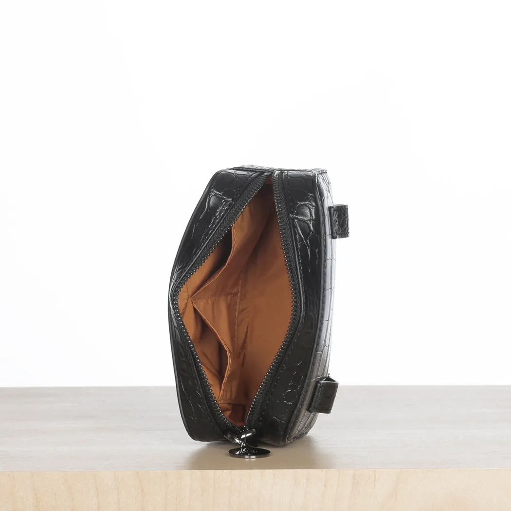 Micro Belt Bag – Black Croc LXL sold by ELA product image thumbnail 4
