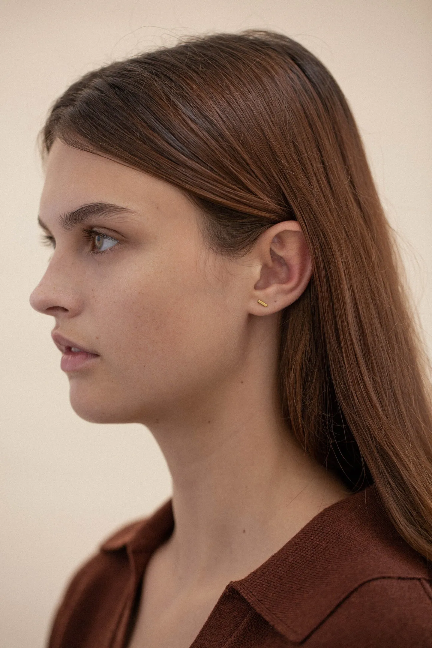 Mini Bar Stud Earrings sold by ELA product image thumbnail 3