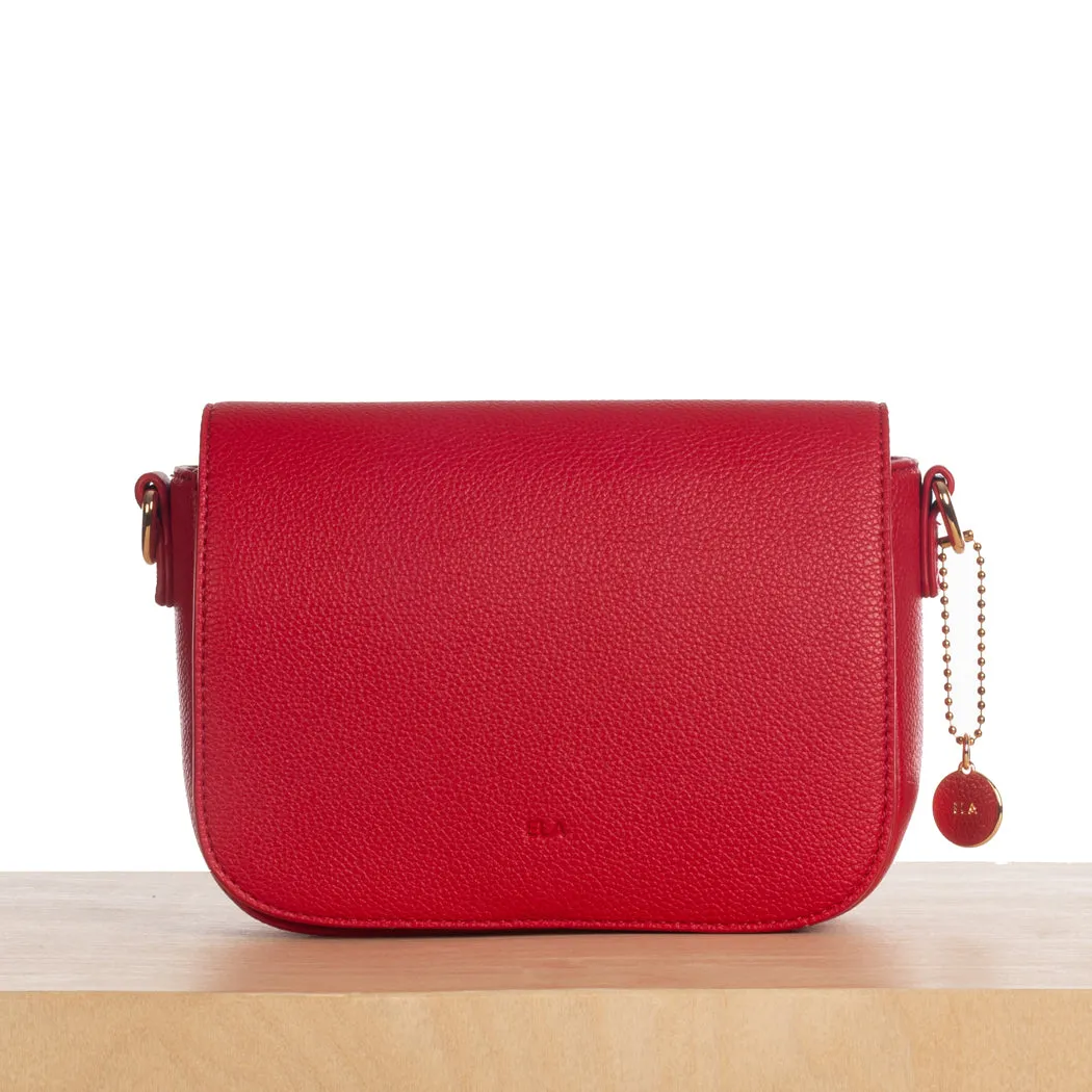 Compact Satchel - Red Pebble sold by ELA product image thumbnail 3
