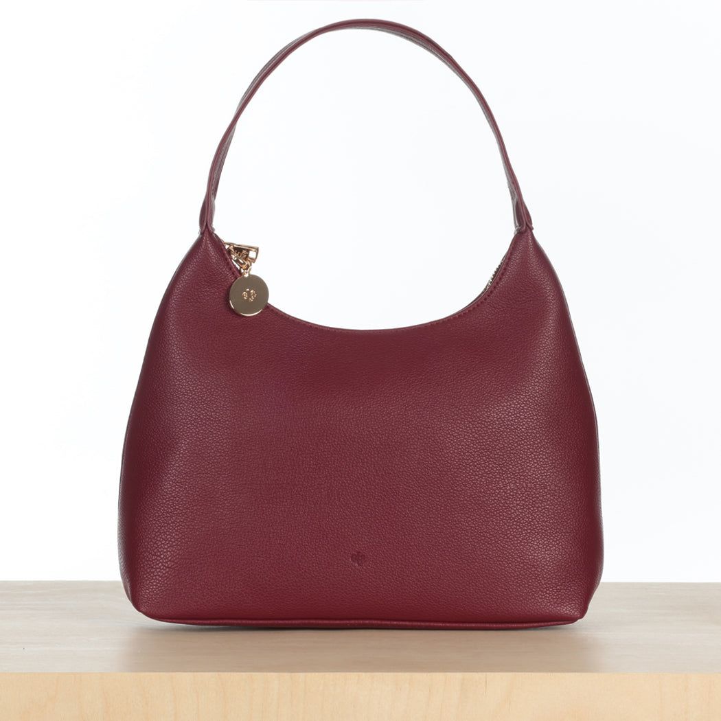 Marlo Bag - Wine Pebble sold by ELA
