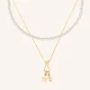 Flow Hook Necklace & Pearl Necklace Bundle sold by ELA