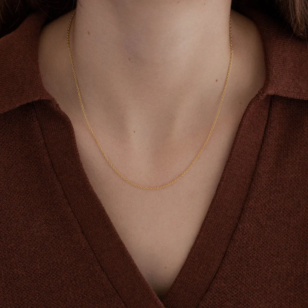 Cable Chain Necklace - 45cm sold by ELA product image thumbnail 3