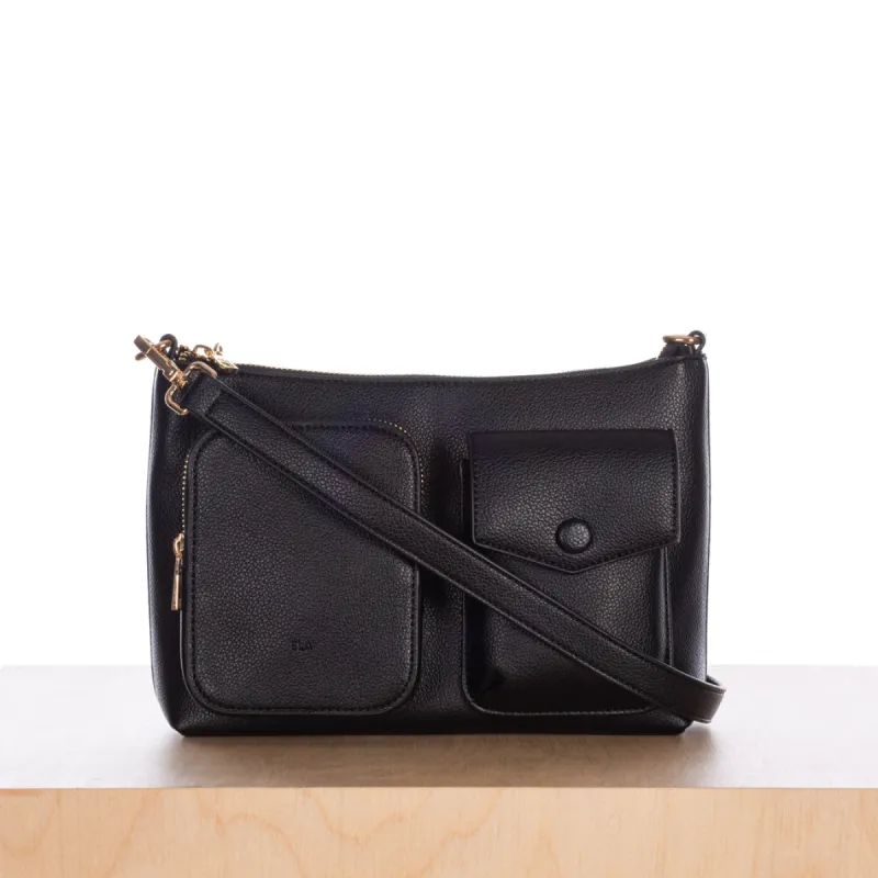 Pocket Bag – Black Pebble made by ELA