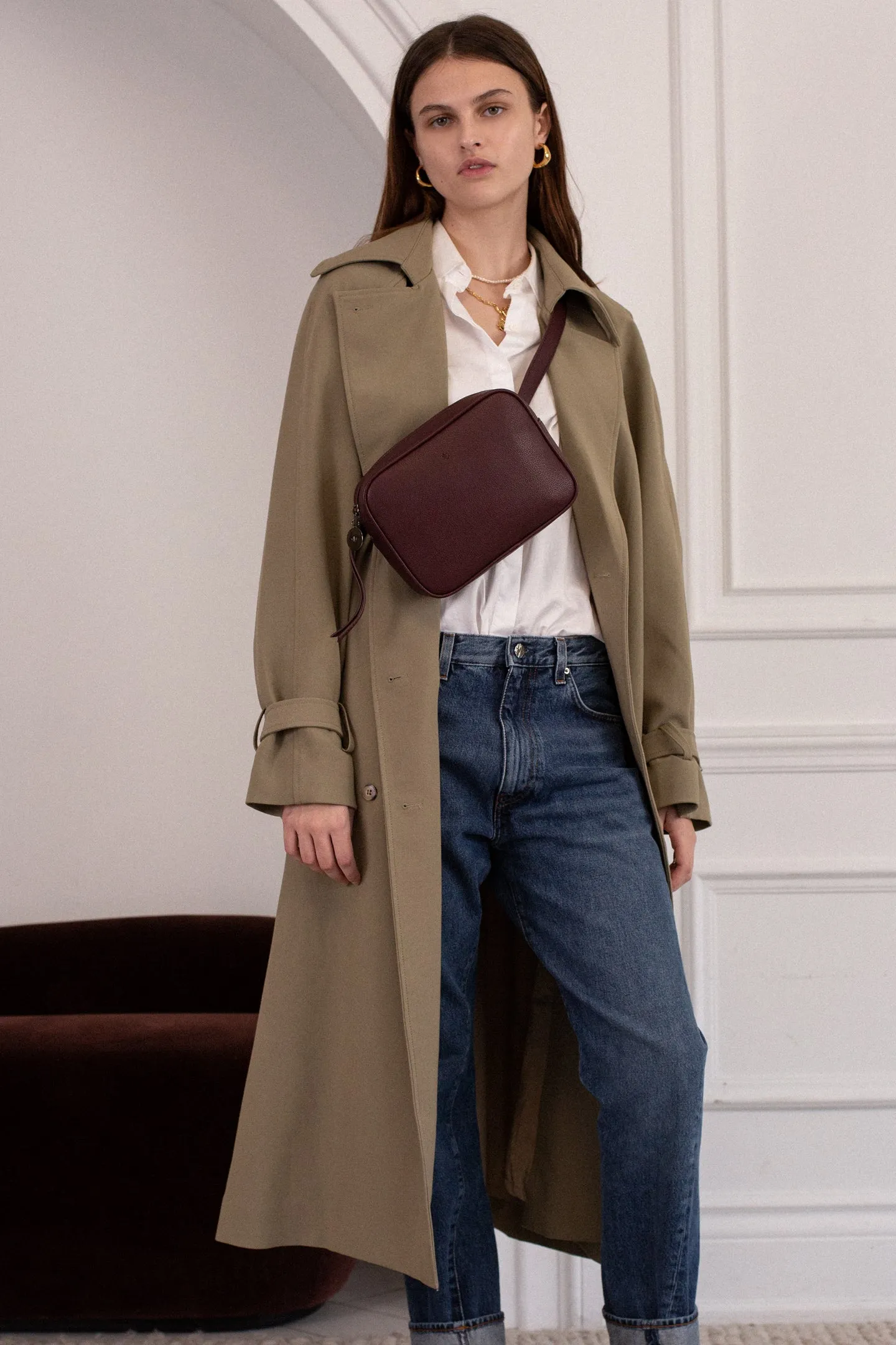 Belt Bag – Merlot Pebble sold by ELA product image thumbnail 2