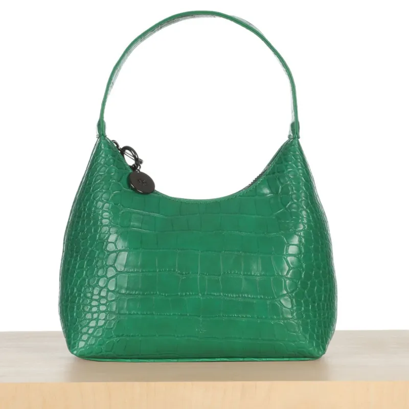 Marlo Bag - Green Croc Effect made by ELA
