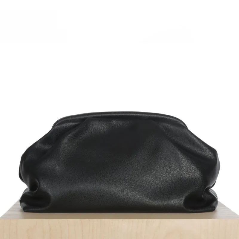 ela x Sasha Exeter - Frame Clutch Black Pebble sold by ELA