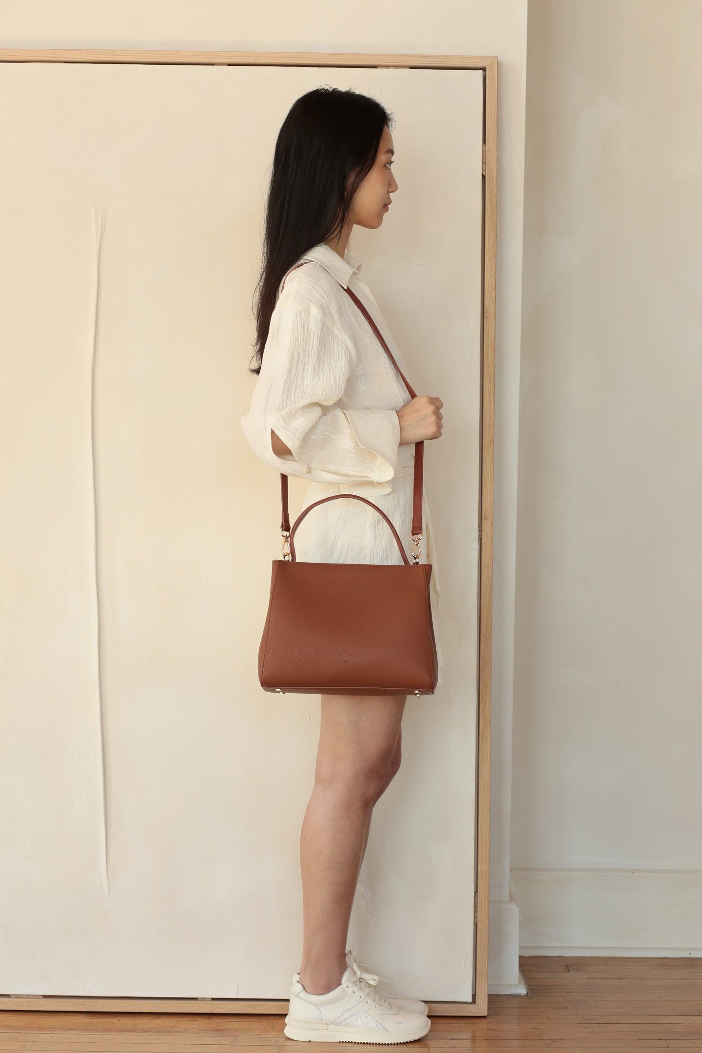 Lady Bag – Walnut Pebble sold by ELA product image thumbnail 3