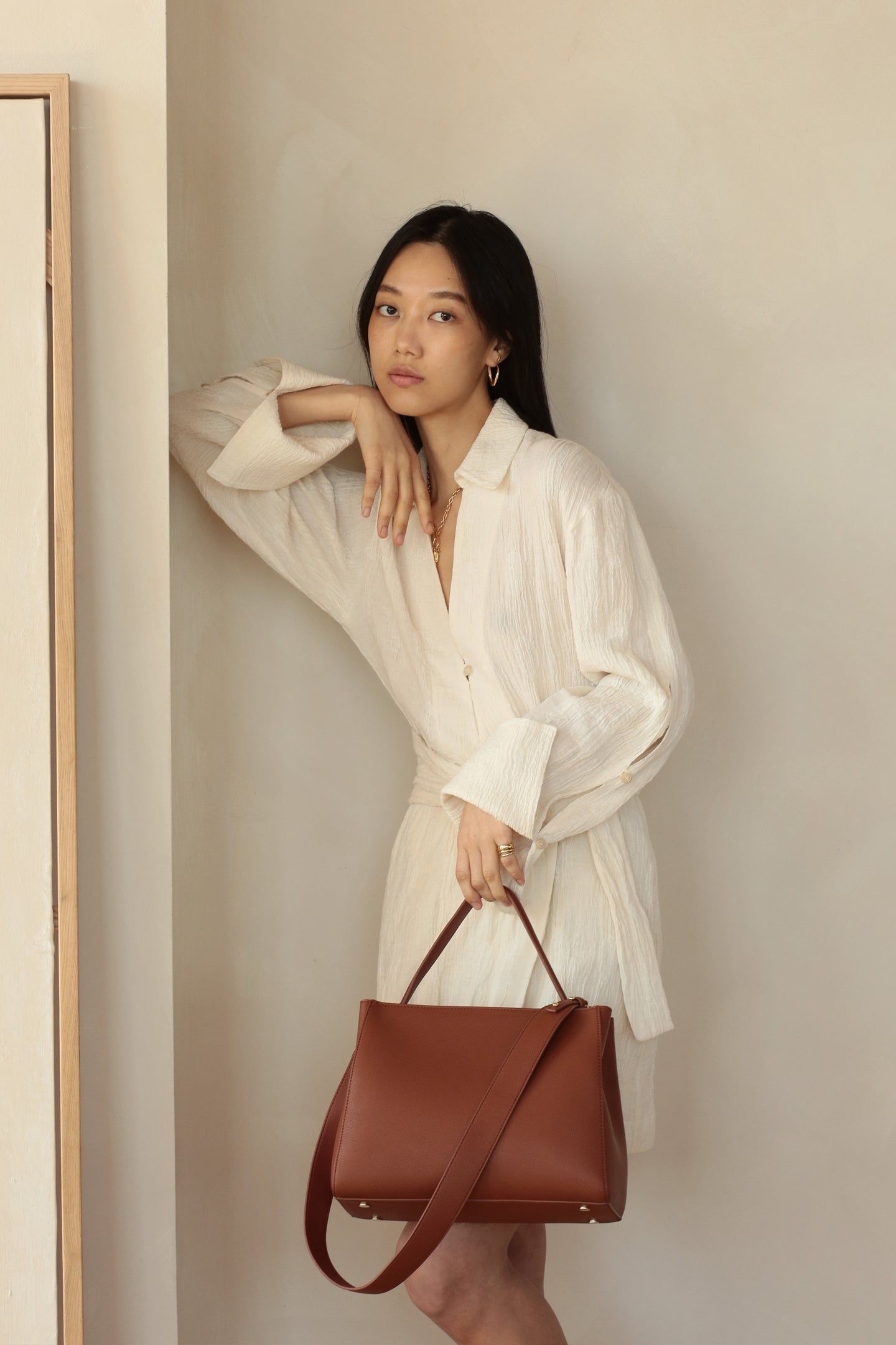 Lady Bag – Walnut Pebble sold by ELA product image thumbnail 2