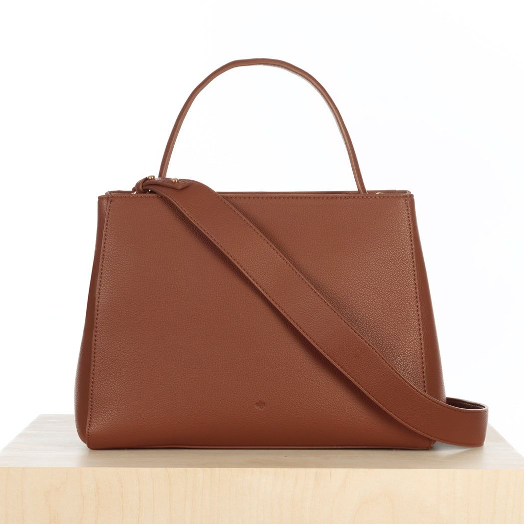 Lady Bag – Walnut Pebble sold by ELA