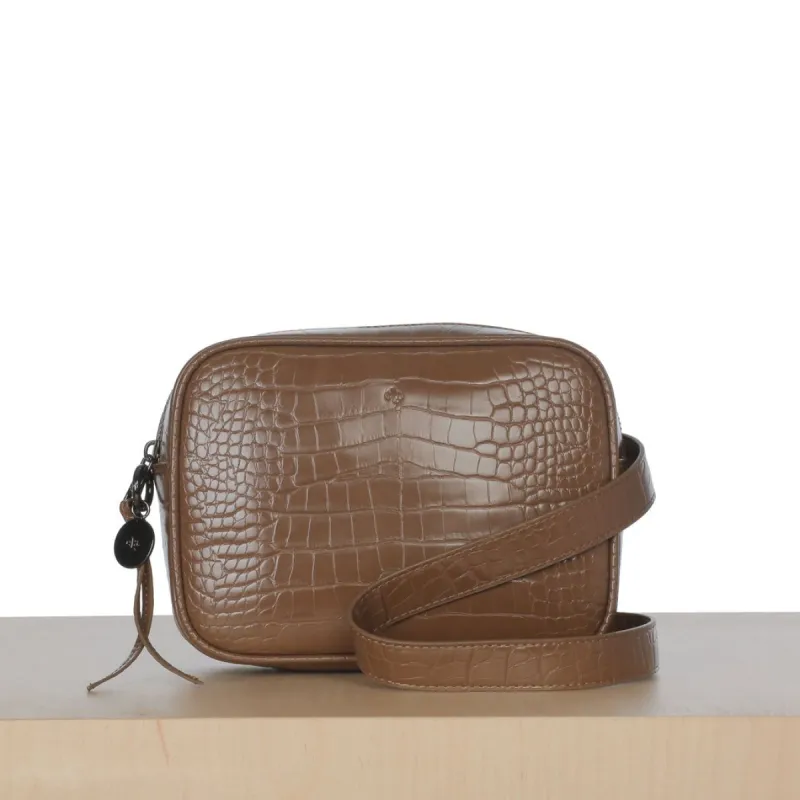 Belt Bag – Chestnut Croc sold by ELA