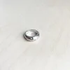 Scatter Motif Dog Tag Dome Signet Ring - Size 4 sold by ELA