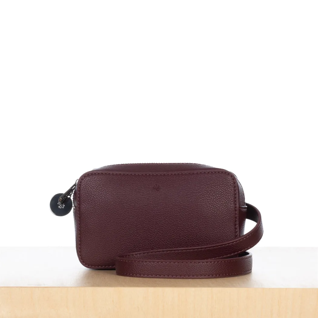 Micro Belt Bag – Merlot Pebble sold by ELA