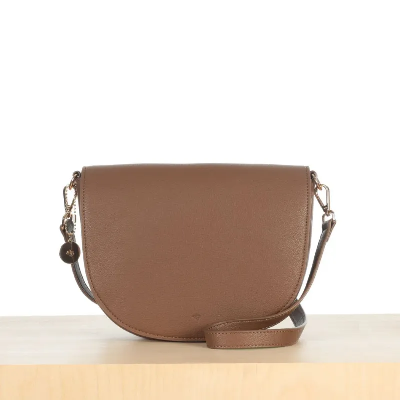Mini Saddle Bag - Hazelnut Pebble sold by ELA