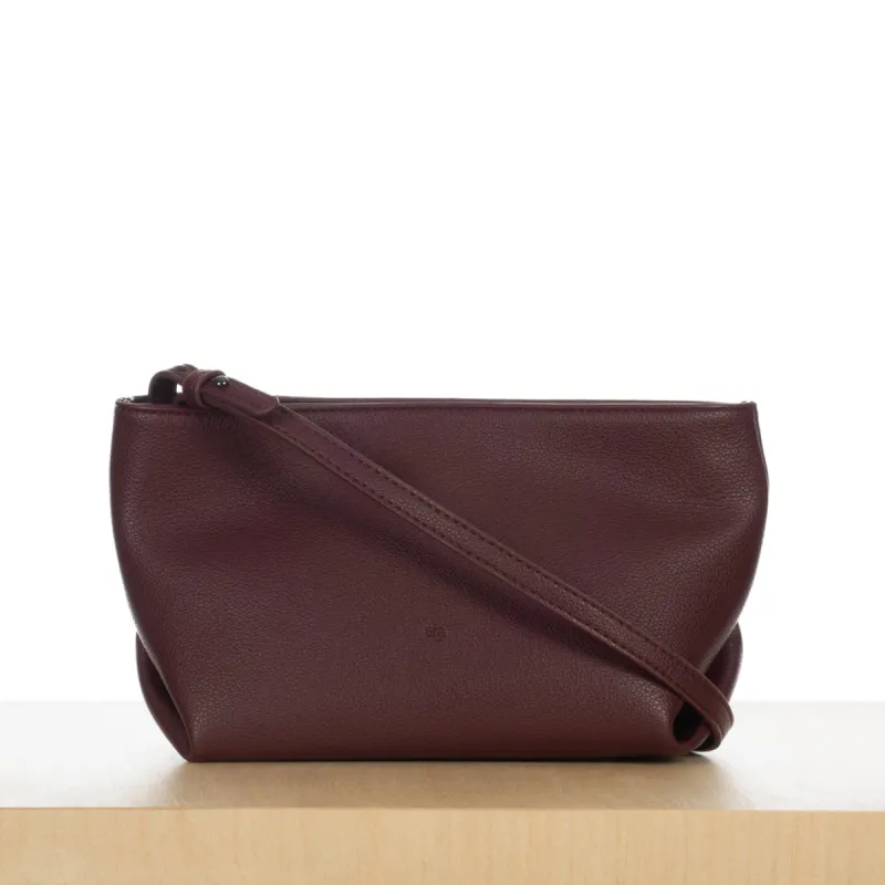 Fiona Bag – Merlot Pebble sold by ELA