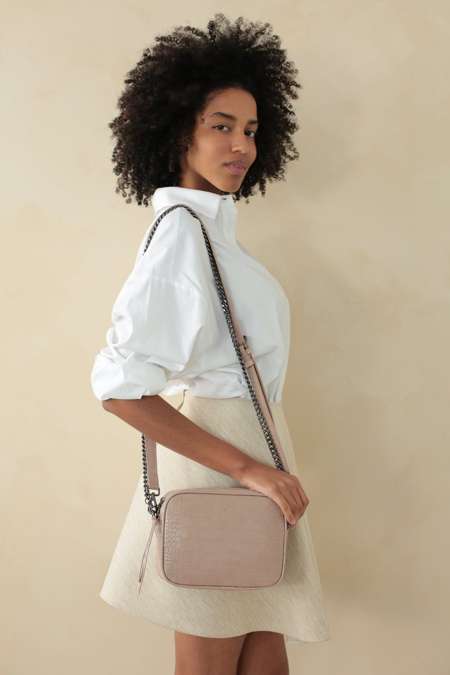 Muse Bag - Rose Croc sold by ELA product image thumbnail 3