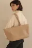 Medium Zipper Tote – Beige Pebble sold by ELA