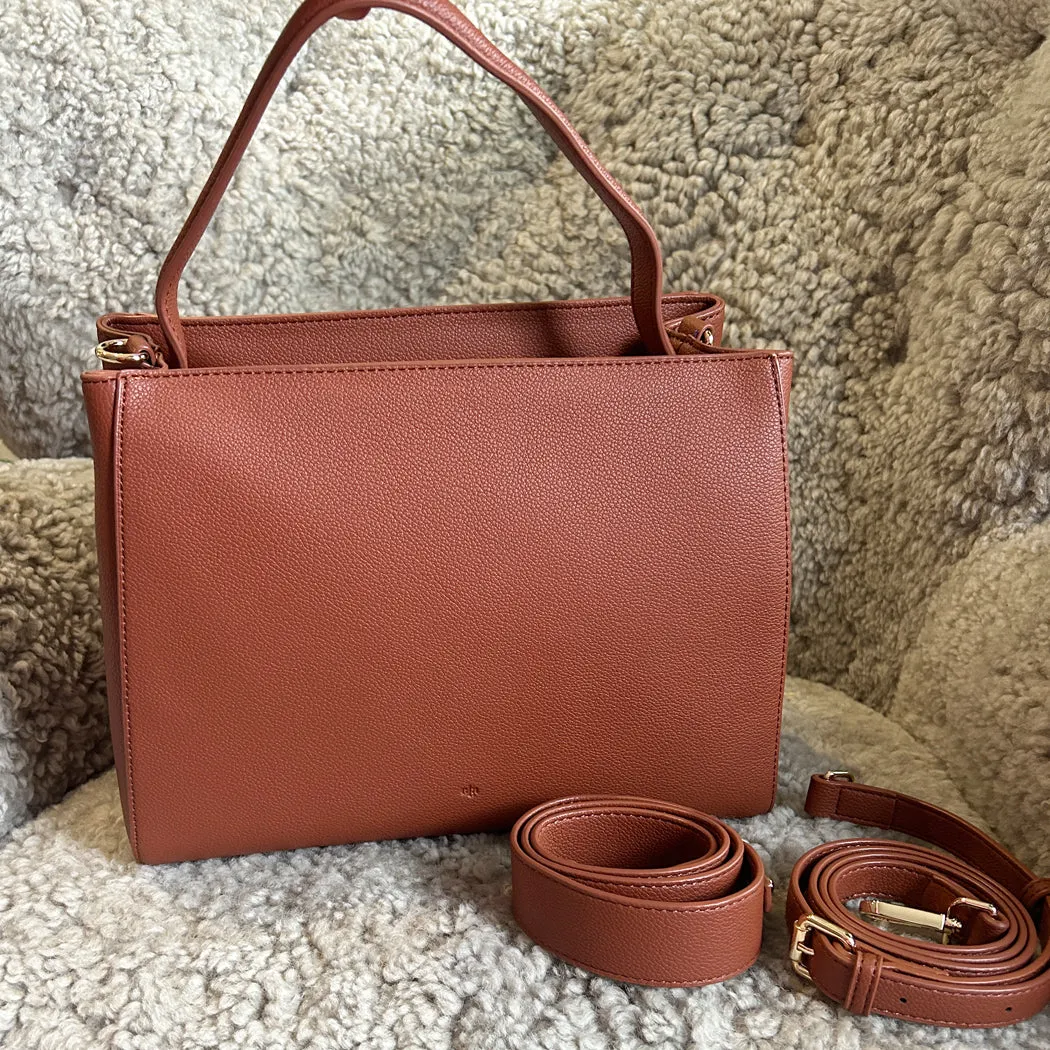 Lady Bag with 2 Straps - Tan - Sample Sale sold by ELA