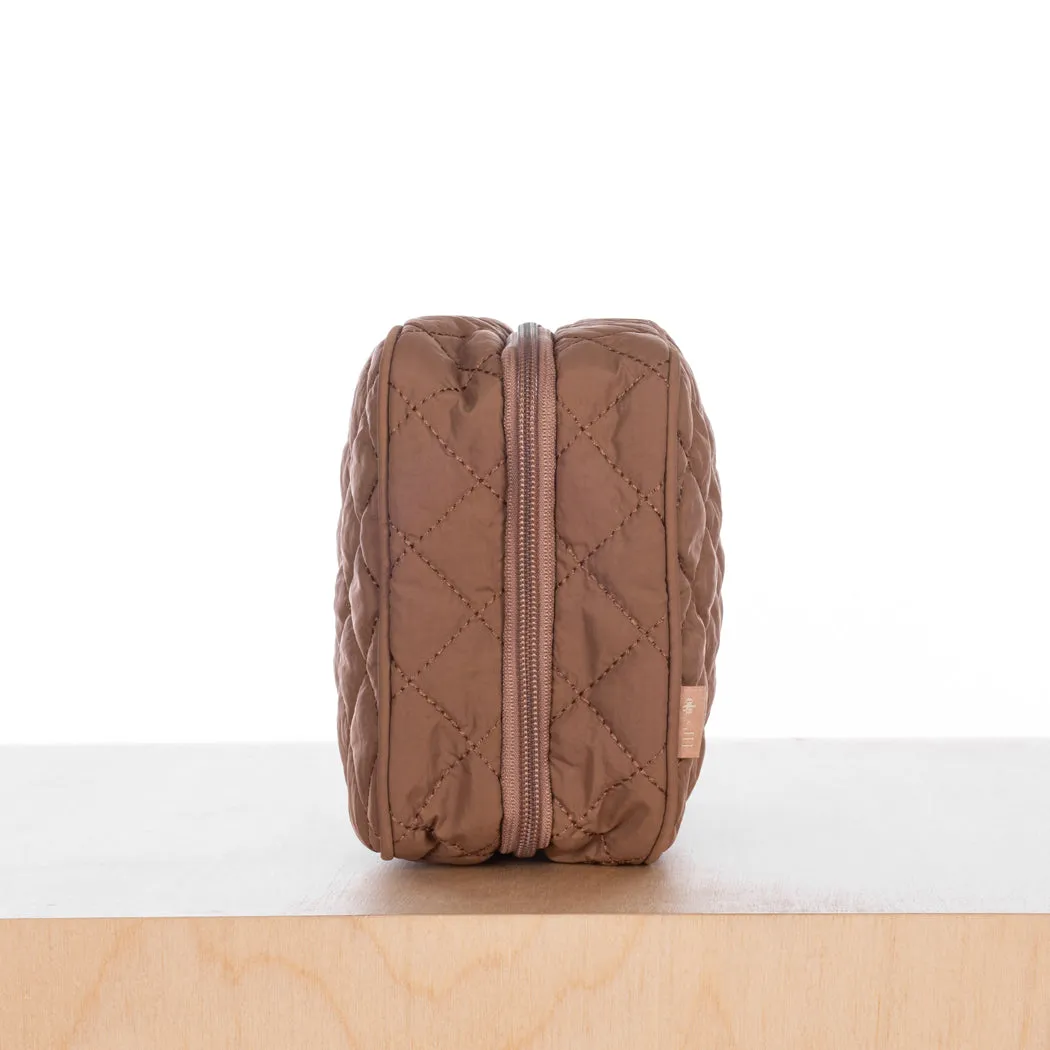 ela x Jillian Harris - Zipped Travel Case - Brown sold by ELA product image thumbnail 4