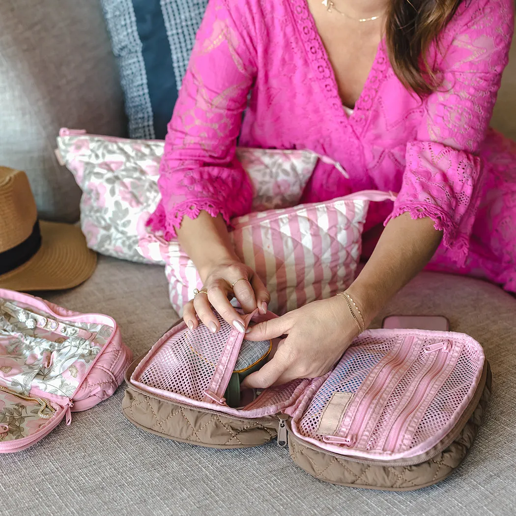 ela x Jillian Harris - Zipped Travel Case - Brown sold by ELA product image thumbnail 2