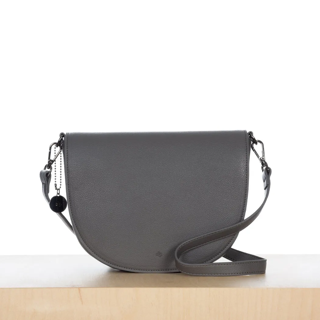 Saddle Bag - Grey Pebble sold by ELA