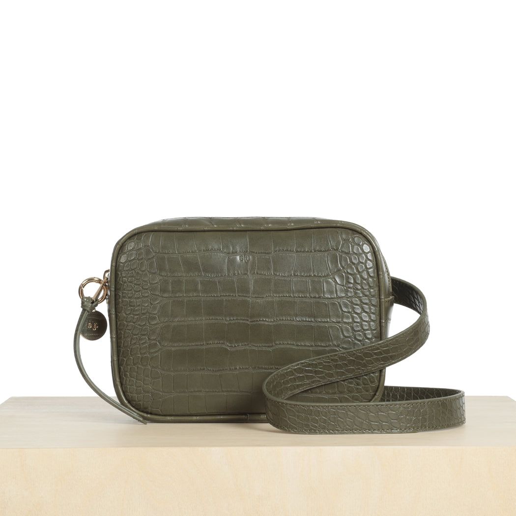Belt Bag – Khaki Croc sold by ELA