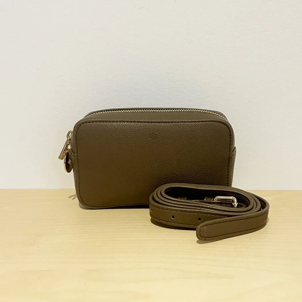 Micro Belt Bag – Hazelnut Sample Sale -S/M sold by ELA