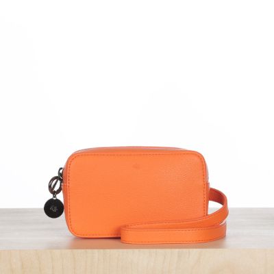Free ela x Sasha Exeter - Micro Belt Bag Orange Crush Pebble made by ELA